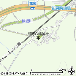 熊野八幡神社周辺の地図