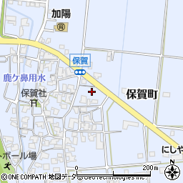 石川県加賀市保賀町ヘ周辺の地図