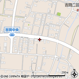 茨城県笠間市吉岡周辺の地図