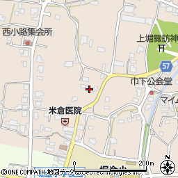 長野県安曇野市堀金烏川2385周辺の地図