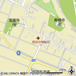 栃木県足利市野田町1376周辺の地図
