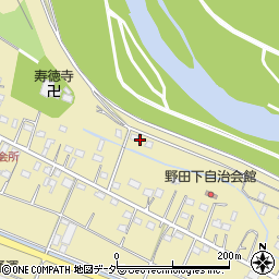 栃木県足利市野田町1453周辺の地図