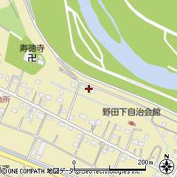栃木県足利市野田町1452周辺の地図