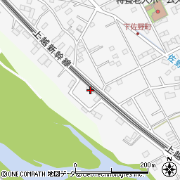 群馬県高崎市下佐野町1004周辺の地図