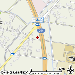 茨城県筑西市一本松90周辺の地図