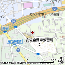 栃木県佐野市越名町1280周辺の地図