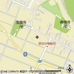 栃木県足利市野田町1379-7周辺の地図