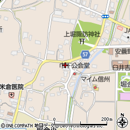 長野県安曇野市堀金烏川2602周辺の地図