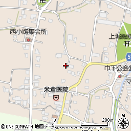 長野県安曇野市堀金烏川2383周辺の地図