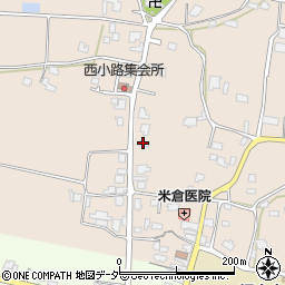 長野県安曇野市堀金烏川2400周辺の地図