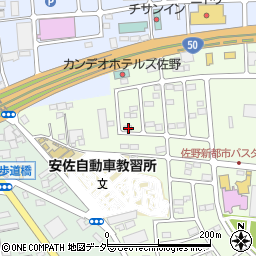 栃木県佐野市越名町2047-6周辺の地図