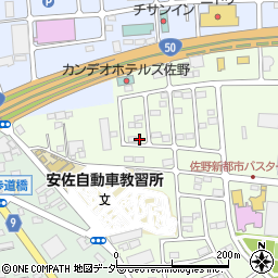 栃木県佐野市越名町2047-12周辺の地図