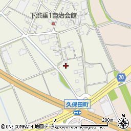 栃木県足利市下渋垂町47周辺の地図