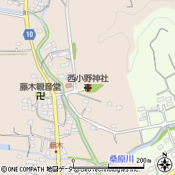 西小野神社周辺の地図