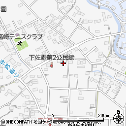 下佐野オートセンター周辺の地図