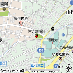 市之瀬神社周辺の地図