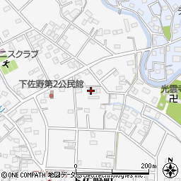 群馬県高崎市下佐野町306周辺の地図