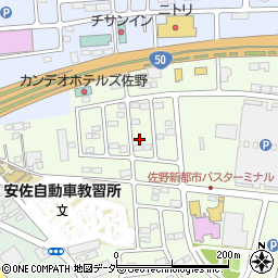 栃木県佐野市越名町2045-11周辺の地図