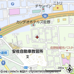栃木県佐野市越名町2047-5周辺の地図