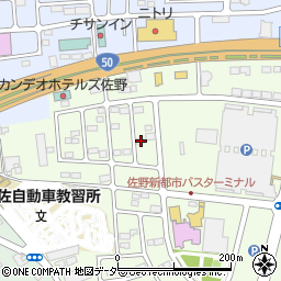 栃木県佐野市越名町2044-7周辺の地図
