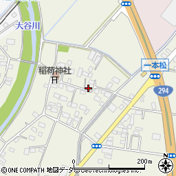 茨城県筑西市一本松830周辺の地図