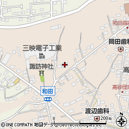上田信用金庫和田森支店周辺の地図
