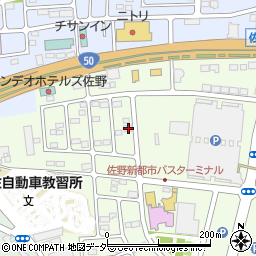 栃木県佐野市越名町2044-4周辺の地図