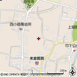 長野県安曇野市堀金烏川2380周辺の地図
