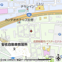 栃木県佐野市越名町2045-8周辺の地図