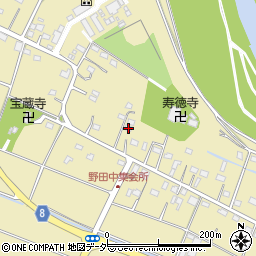 栃木県足利市野田町1388周辺の地図