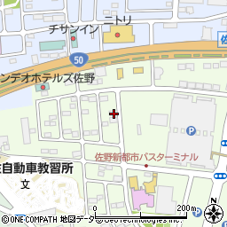 栃木県佐野市越名町2044周辺の地図