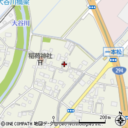 茨城県筑西市一本松831周辺の地図