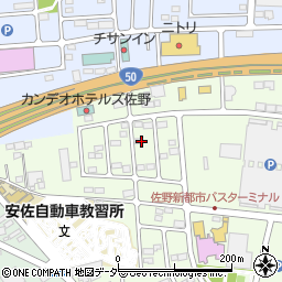 栃木県佐野市越名町2045周辺の地図