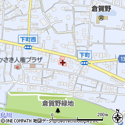 大山小児科医院周辺の地図