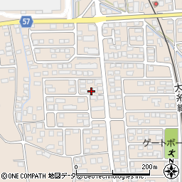 長野県安曇野市豊科4594周辺の地図