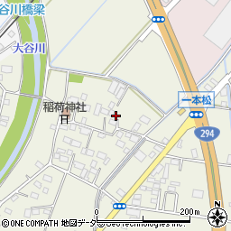 茨城県筑西市一本松828周辺の地図