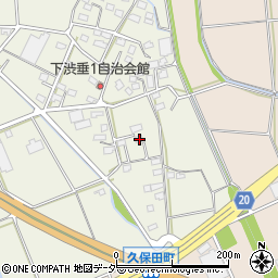 栃木県足利市下渋垂町36周辺の地図