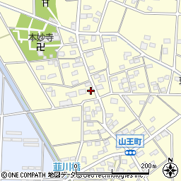 群馬県伊勢崎市山王町496周辺の地図