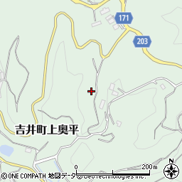 群馬県高崎市吉井町上奥平1043-2周辺の地図