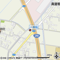 茨城県筑西市一本松1535周辺の地図