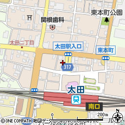 サンサン太田店周辺の地図