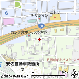 栃木県佐野市越名町2046-2周辺の地図