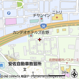 栃木県佐野市越名町2046-1周辺の地図
