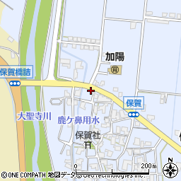 石川県加賀市保賀町レ周辺の地図