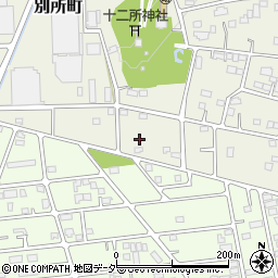群馬県太田市別所町47周辺の地図
