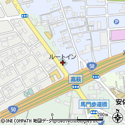 栃木県佐野市高萩町379周辺の地図