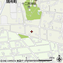 群馬県太田市別所町47-10周辺の地図