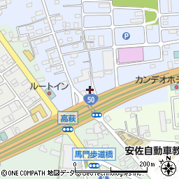 栃木県佐野市高萩町137周辺の地図
