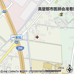 茨城県筑西市一本松43周辺の地図