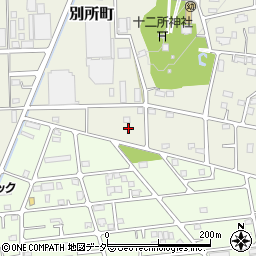 群馬県太田市別所町62周辺の地図